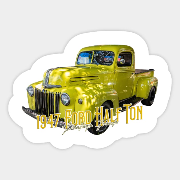 1947 Ford Half Ton Pickup Truck Sticker by Gestalt Imagery